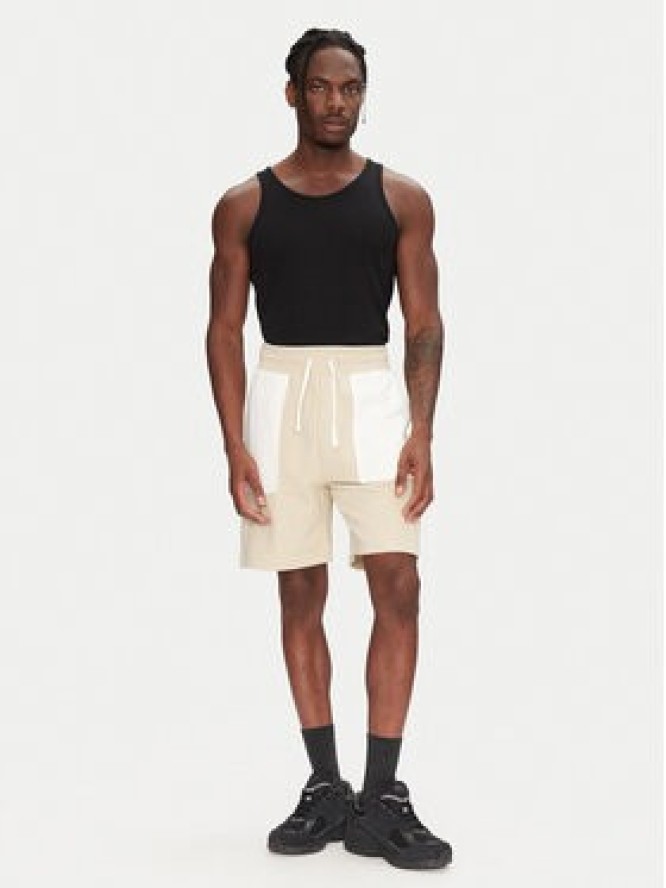 The North Face Szorty sportowe Terry NF0A8C29 Beżowy Regular Fit