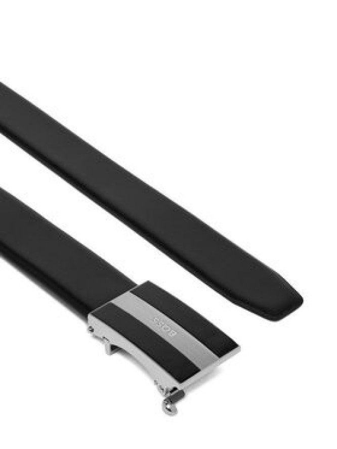 BOSS Pasek Boss_Icon_Leat_Os35 50546937 Czarny