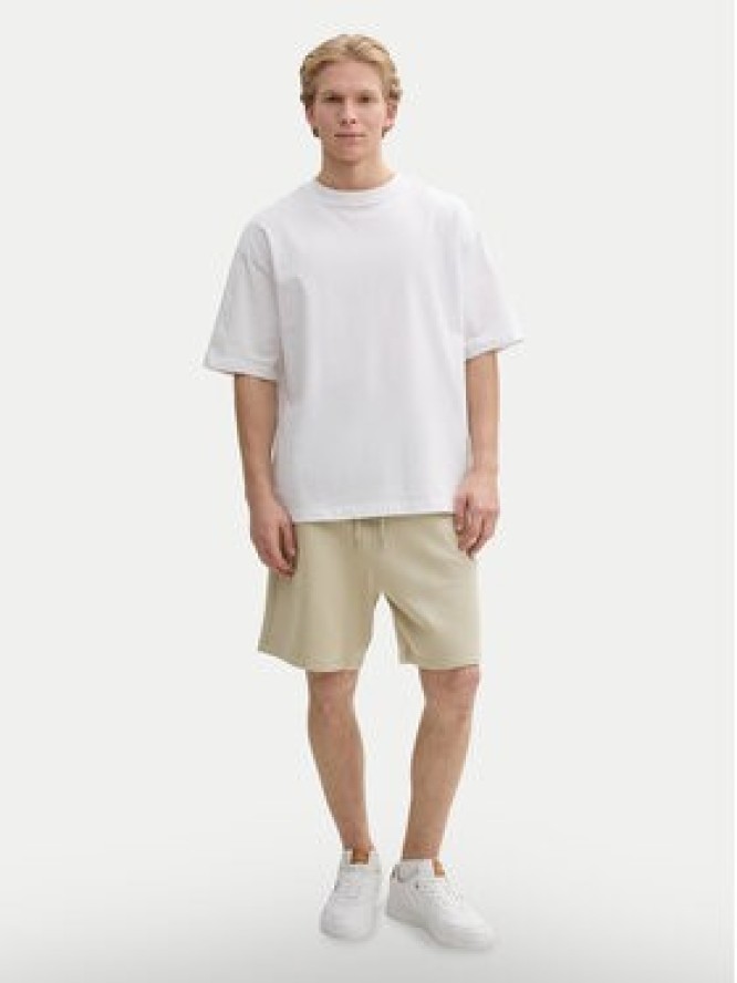 Tom Tailor Denim Szorty sportowe 1045584 Beżowy Regular Fit
