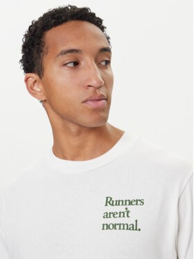 New Balance T-Shirt MT53921 Biały Regular Fit