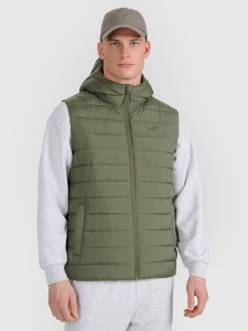 4F Bezrękawnik puchowy z wypełnieniem syntetycznym męski - khaki XXL