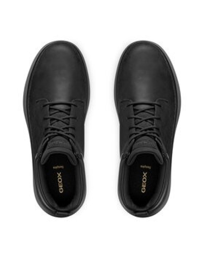 Geox Trzewiki U Granito + Grip U56MSA 000FF C9999 Czarny