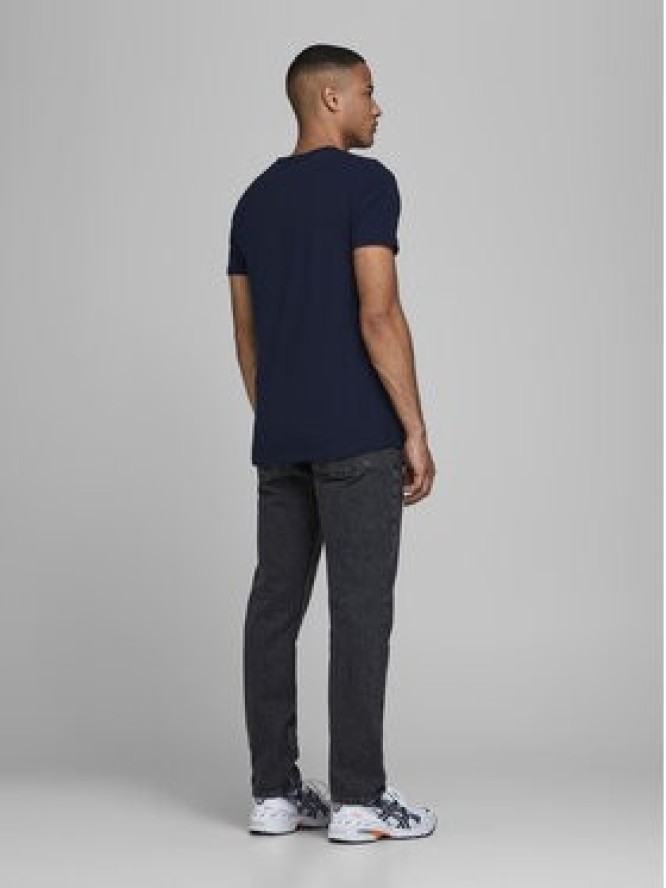 Jack & Jones T-Shirt Basic 12058529 Granatowy Stretch Fit
