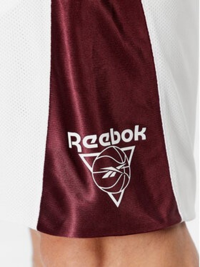 Reebok Szorty sportowe Basketball IL1995 Biały Regular Fit