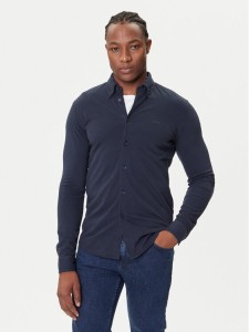 BOSS Koszula Myjersey 50543089 Granatowy Slim Fit