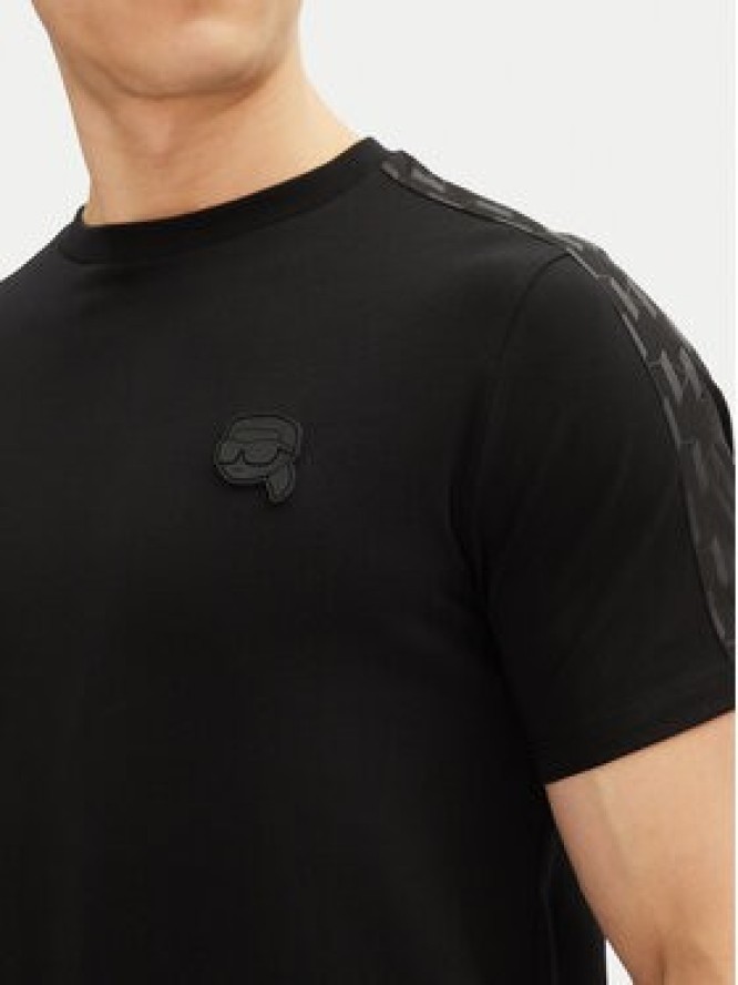KARL LAGERFELD T-Shirt 755053 552221 Czarny Regular Fit