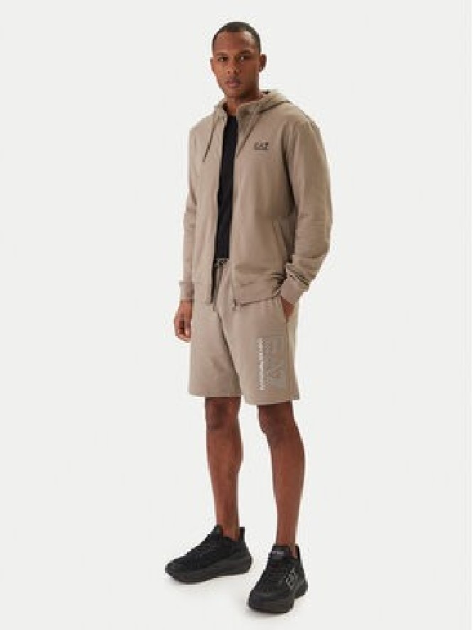 EA7 Emporio Armani Szorty sportowe 7M001315 AF13512 Beżowy Regular Fit