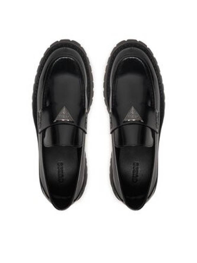 Guess Loafersy FMPGOR LEA14 Czarny