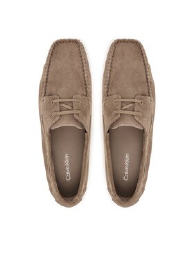 Calvin Klein Mokasyny Driver Boat Su HM0HM02084 Beżowy