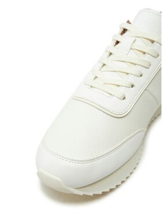 Calvin Klein Sneakersy Low Top Lace Up Logo Lth HM0HM01654 Biały