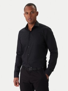 BOSS Koszula H-Hank 50550925 Czarny Slim Fit