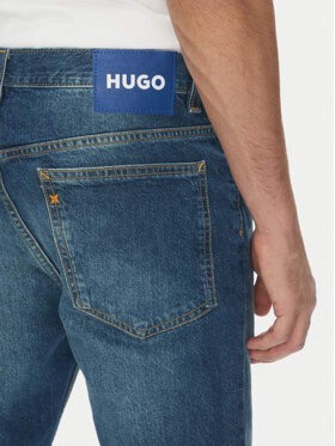 HUGO Jeansy Ash 50541564 Niebieski Slim Fit