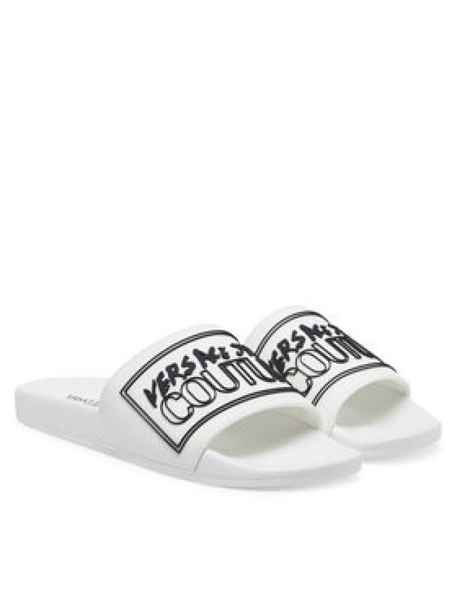 Versace Jeans Couture Klapki 78YA3SQ3 Biały