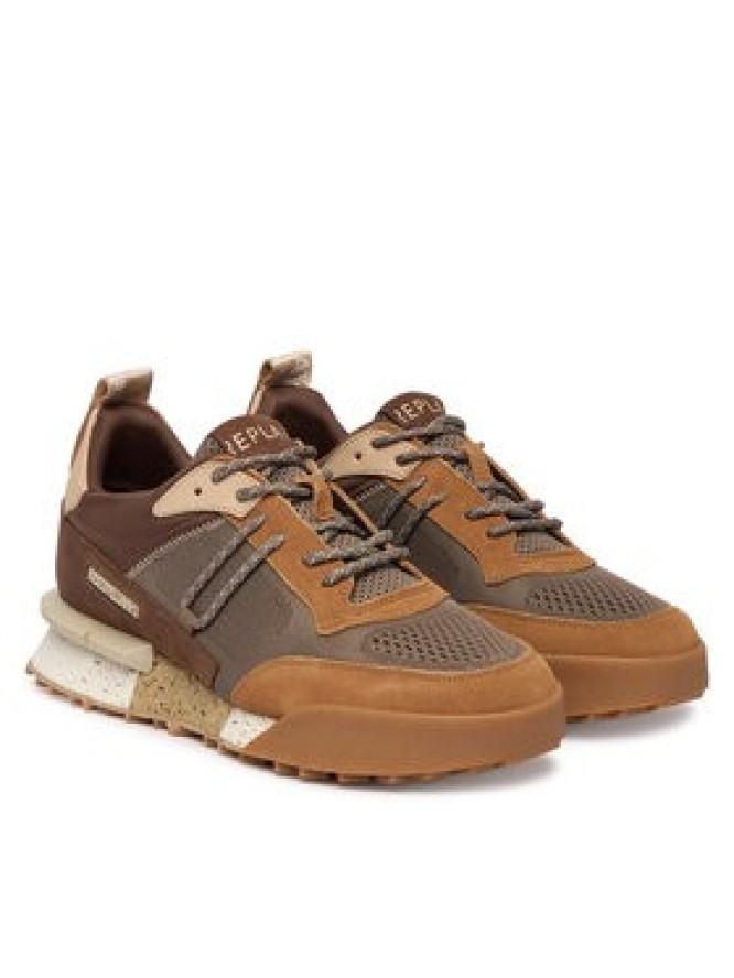 REPLAY Sneakersy GMS1P .000.C0072L Brązowy