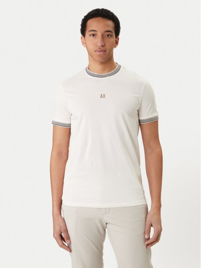 Armani Exchange T-Shirt XM002451 AF10356 U1074 Beżowy Regular Fit