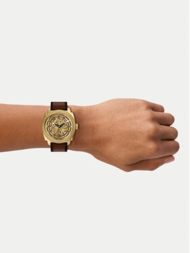 Fossil Zegarek Machine ME3278 Brązowy