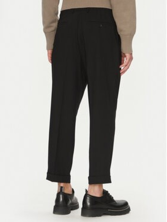 AMI Paris Chinosy HTR111.WV0066 Czarny Regular Fit