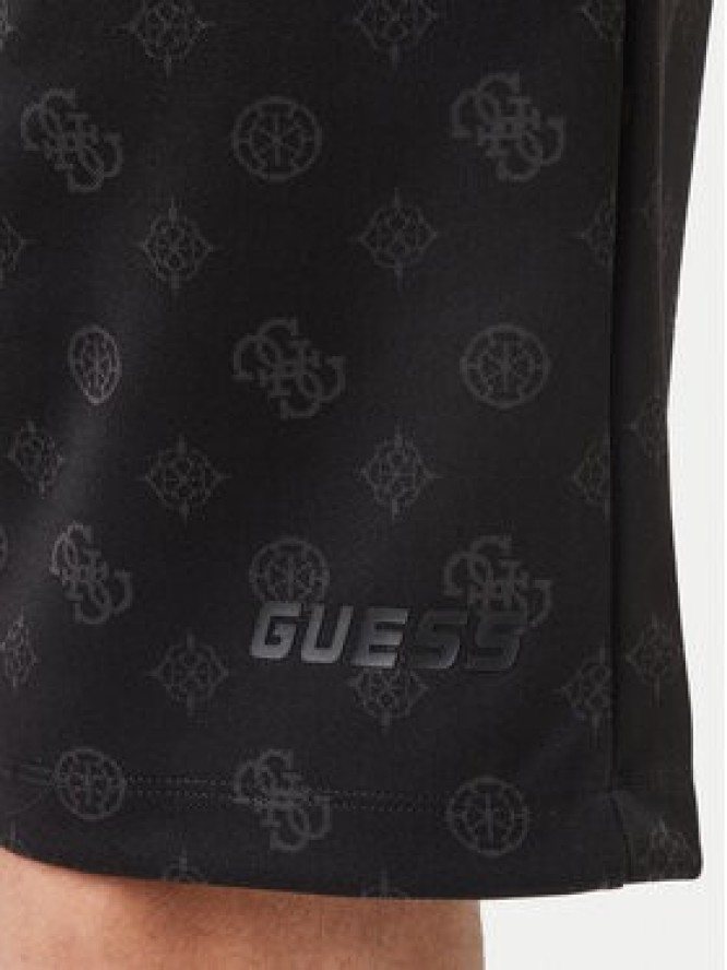 Guess Szorty sportowe Z6GD03 K2851 Czarny Regular Fit