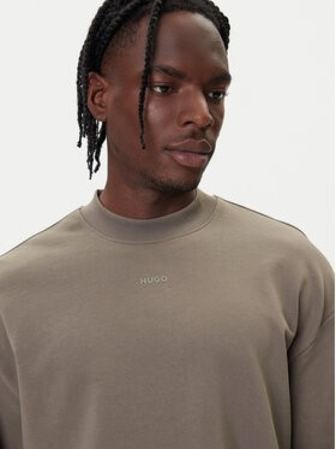 HUGO Bluza Dapocrew 50525892 Beżowy Relaxed Fit