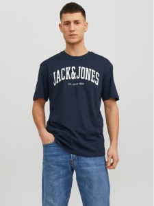 Jack & Jones T-Shirt Josh 12236514 Granatowy Relaxed Fit