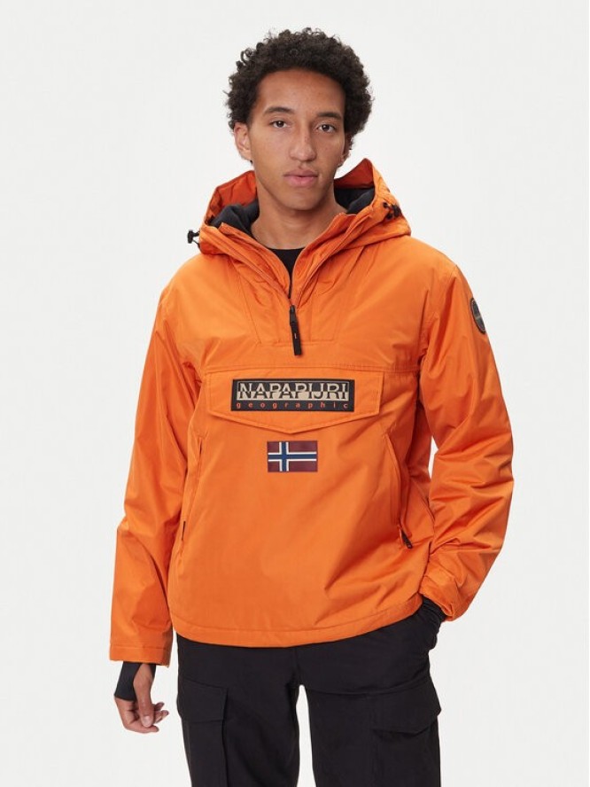 Napapijri Kurtka anorak Rainforest Next NP0A4IB9 Pomarańczowy Regular Fit