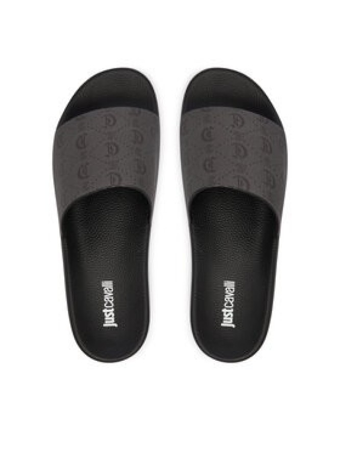 Just Cavalli Klapki 80QA3SZ4 ZSE56 Szary