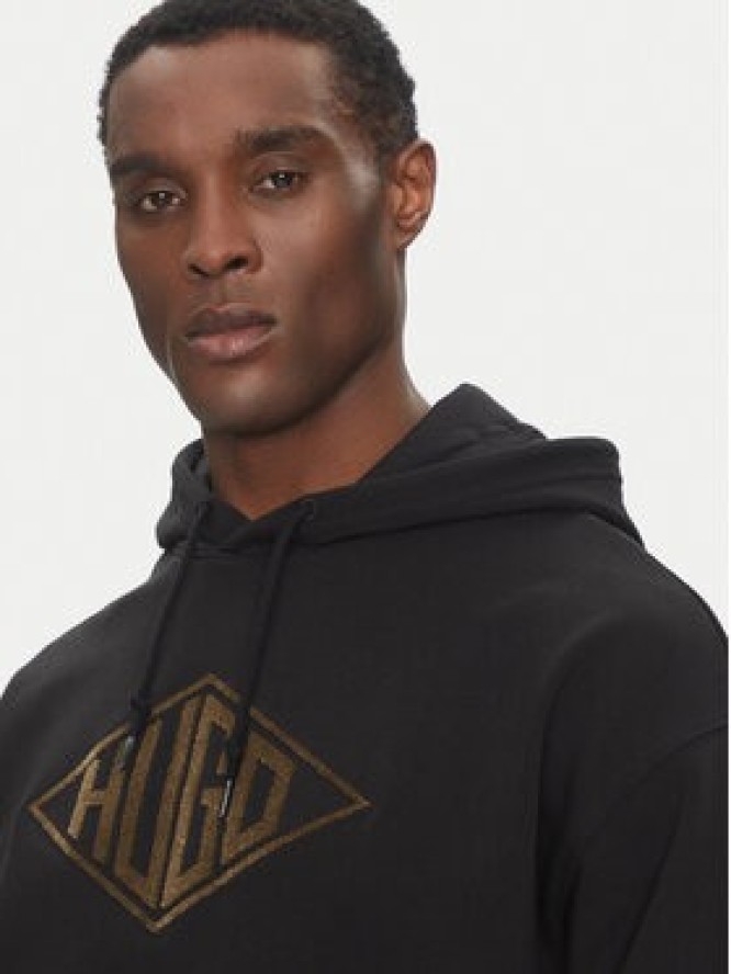 HUGO Bluza Dacorolo 50534947 Czarny Relaxed Fit
