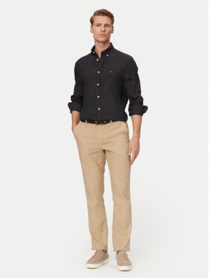 Tommy Hilfiger Koszula MW0MW41530 Czarny Regular Fit