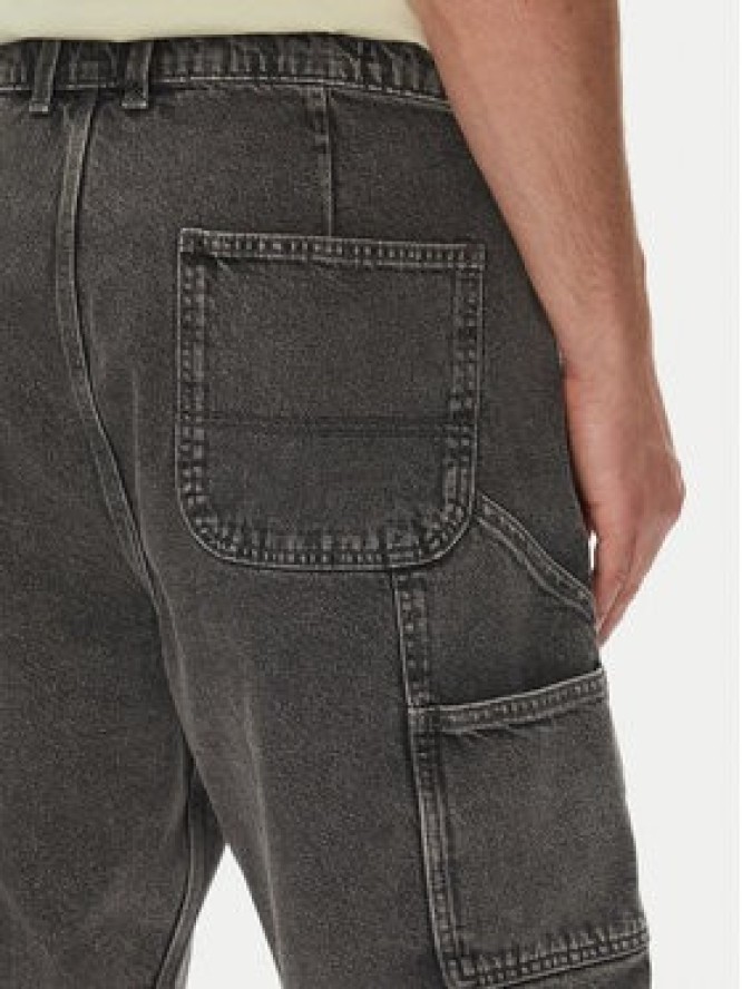 Jack & Jones Szorty jeansowe Alex 12273238 Szary Baggy Fit