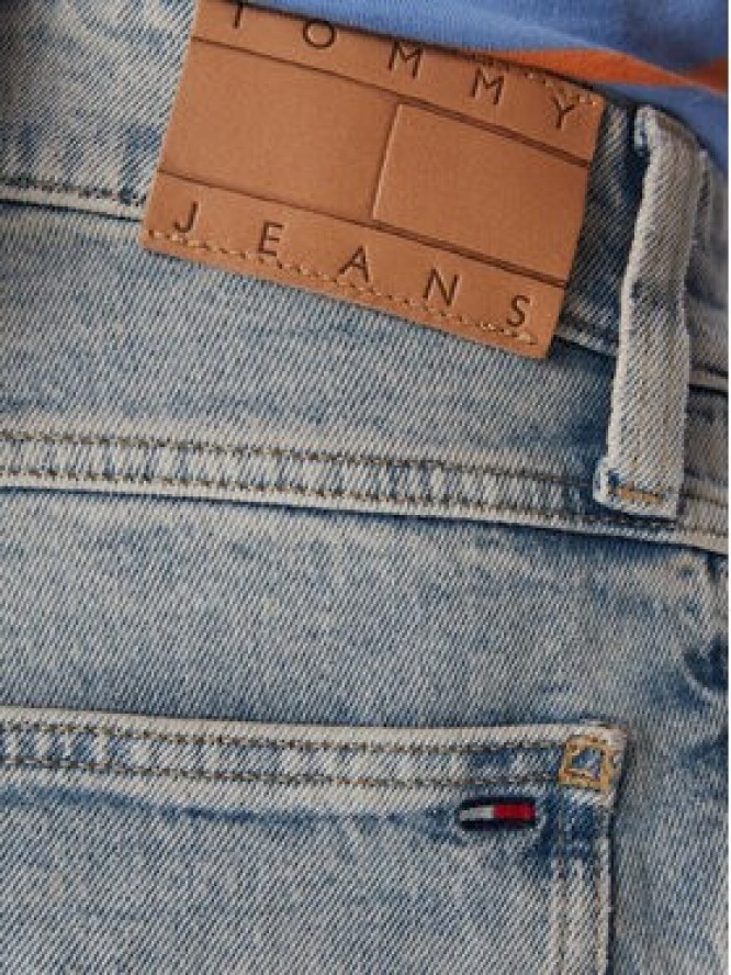Tommy Jeans Szorty jeansowe Ronnie DM0DM22978 Niebieski jasny Slim Fit