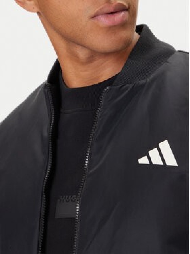 adidas Kurtka bomber Stadium JN1825 Czarny Loose Fit