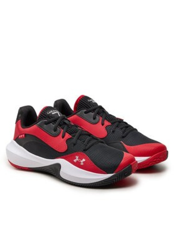 Under Armour Buty do koszykówki UA Lockdown 7 Low 3027646 Czerwony