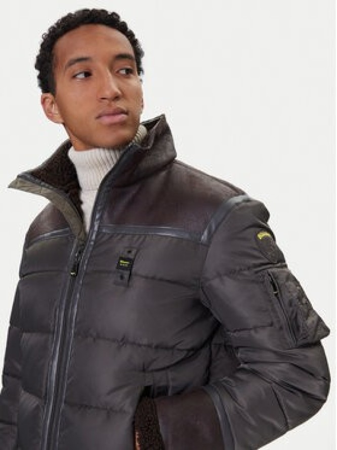 Blauer Kurtka zimowa ORGAN 25WBLUC02028 Zielony Regular Fit