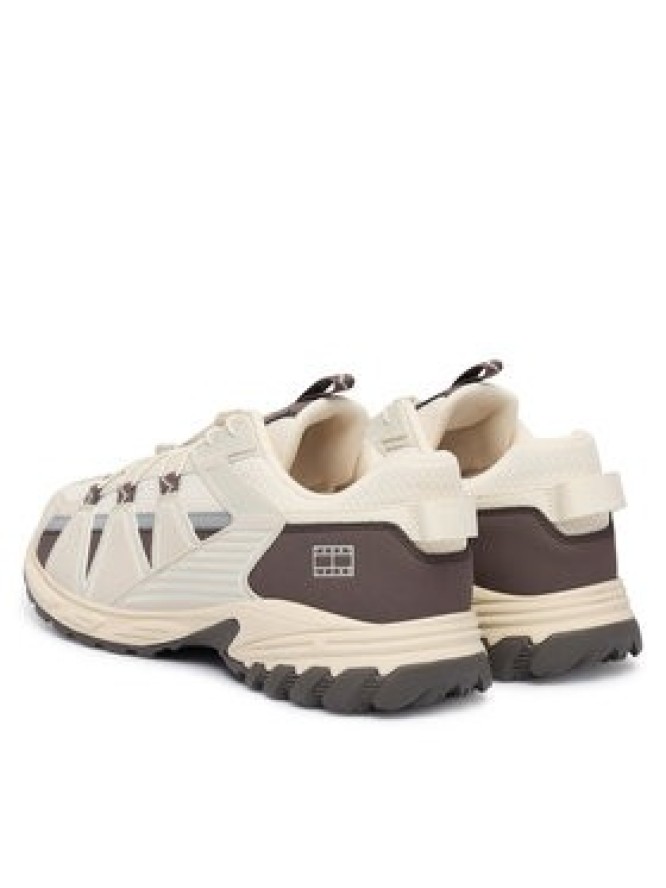 Tommy Jeans Sneakersy Tjm Outdoor Runner EM0EM01667 Écru