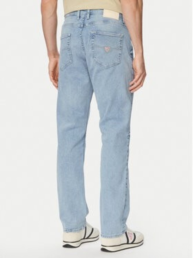 Guess Jeansy M6GA31 D0779 Niebieski jasny Straight Fit
