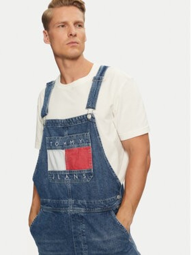 Tommy Jeans Ogrodniczki Ryan DM0DM20440 Niebieski Straight Fit