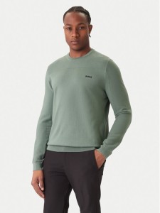 BOSS Sweter Momentum-X CN 50547507 Zielony Regular Fit