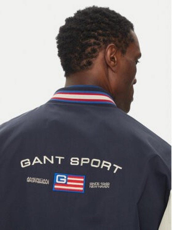 Gant Kurtka bomber Varsity 7006519 Granatowy Regular Fit