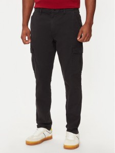 Tommy Jeans Spodnie materiałowe Austin DM0DM20750 Czarny Slim Fit