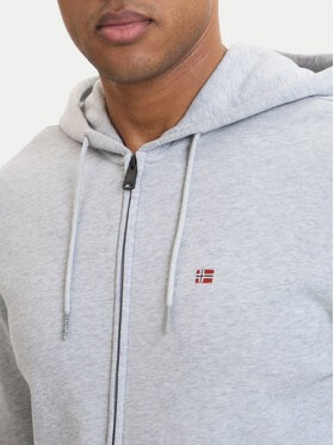 Napapijri Bluza Balis NP0A4HHV Szary Regular Fit