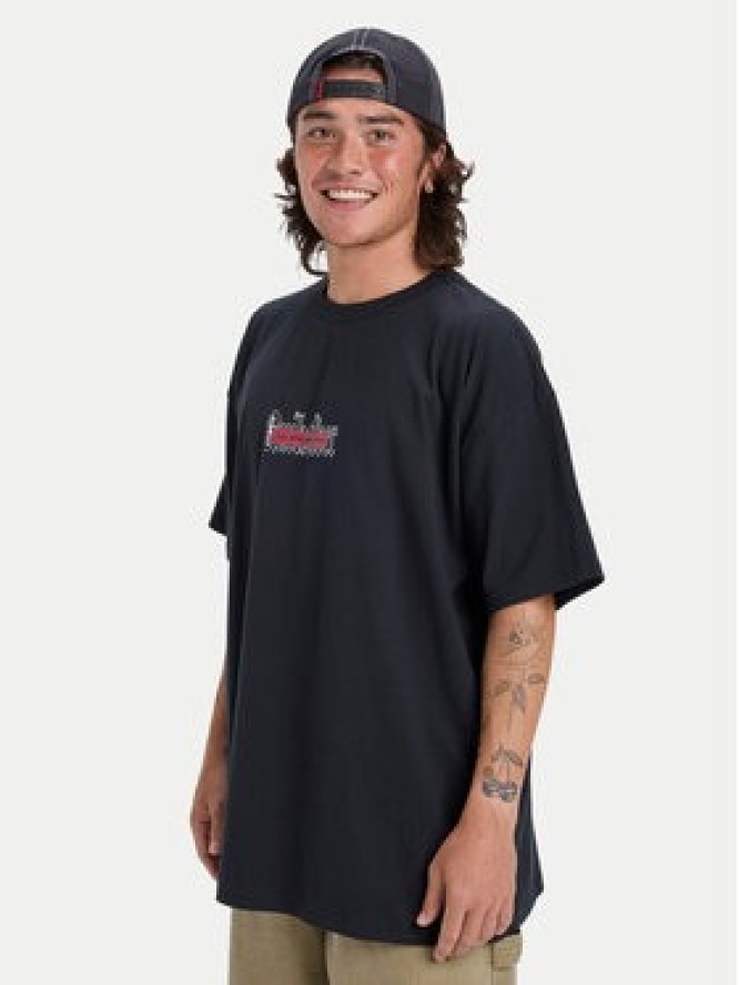 Quiksilver T-Shirt Mercury Double Up EQYZT08167 Czarny Regular Fit