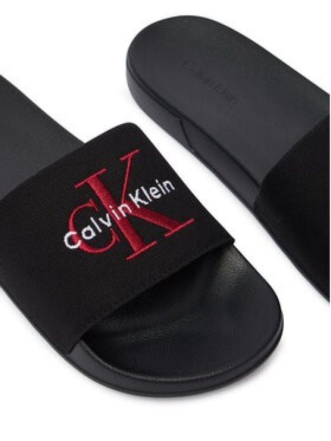 Calvin Klein Klapki Ess Slide Cv YM0YM01393 Czarny