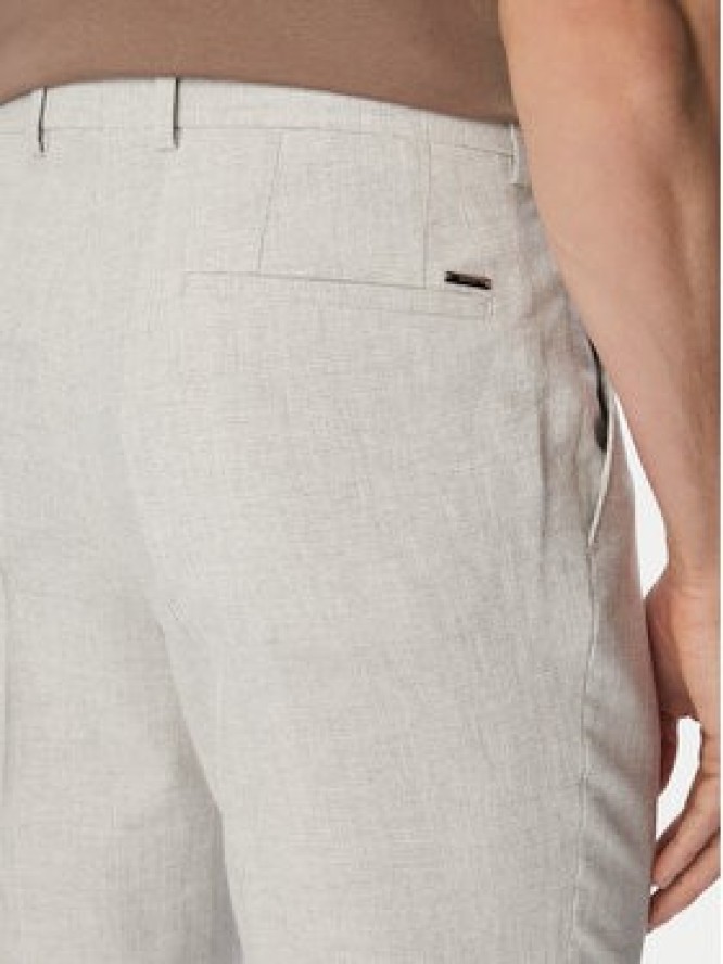 BOSS Spodnie materiałowe H-Genius-253 50561874 Szary Slim Fit