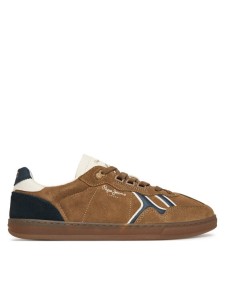 Pepe Jeans Sneakersy Ball Mix M PMS000009 Brązowy