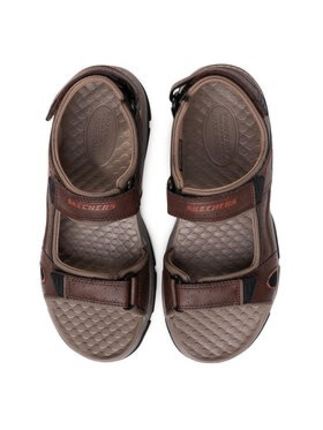 Skechers Sandały Hirano 204106/BRN Brązowy