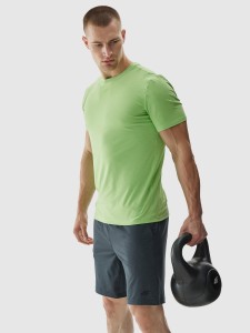 4F Spodenki treningowe regular szybkoschnące męskie - szare M