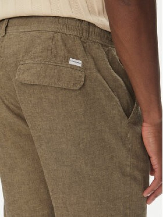 Lindbergh Szorty materiałowe 30-508003 Beżowy Relaxed Fit