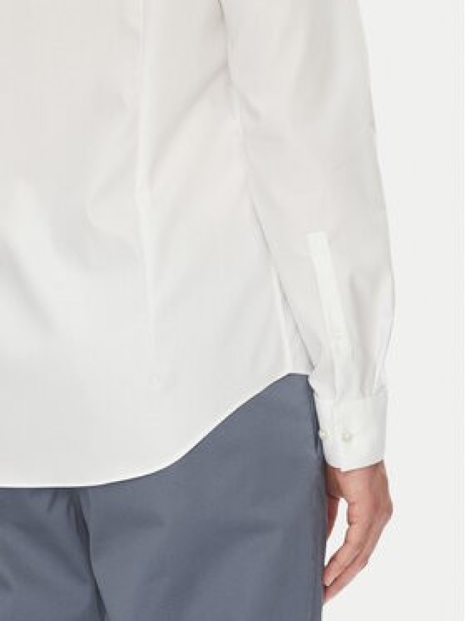 Calvin Klein Koszula LV019EU017 Biały Slim Fit