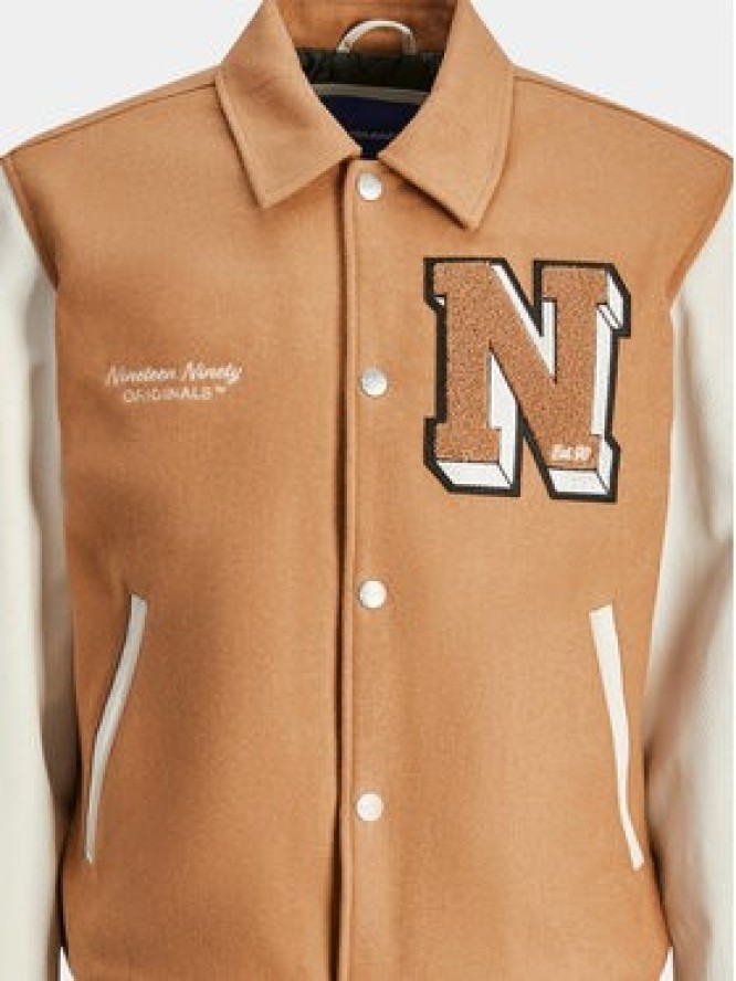 Jack & Jones Kurtka bomber Carter 12260455 Beżowy Regular Fit