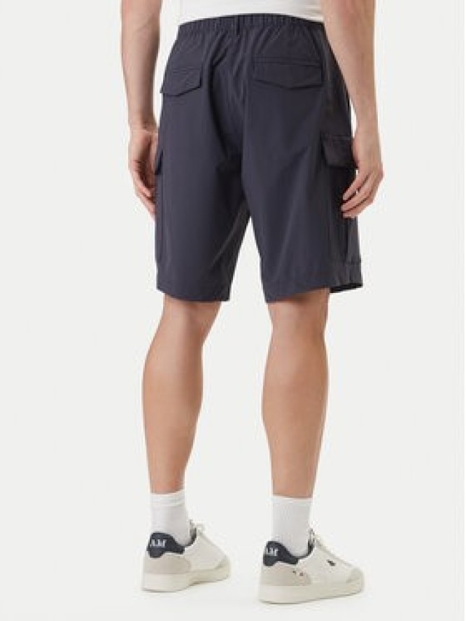 Aeronautica Militare Szorty materiałowe 261BE0277UCT04291 Granatowy Regular Fit